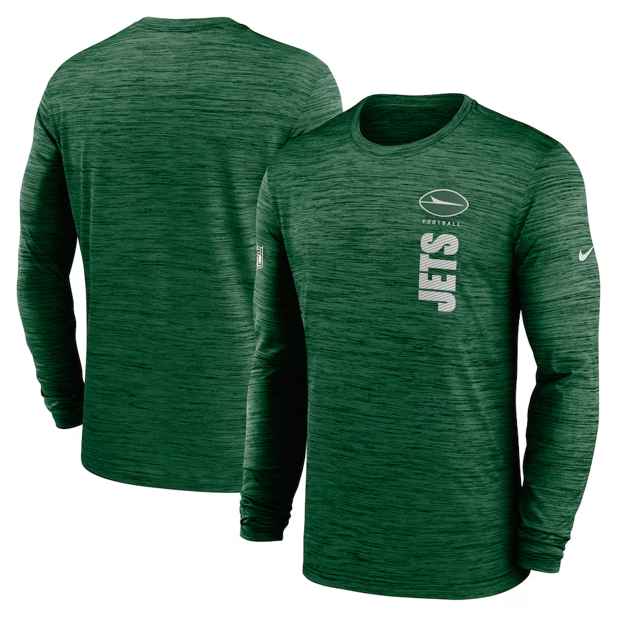 Men New York Jets green 2024 Nike NFL long sleeve t shirts->indianapolis colts->NFL Jersey